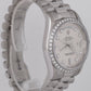 MINT Rolex Day-Date President FACTORY DIAMOND 36mm 950 Platinum Watch 18346