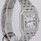 NEW PAPERS Cartier Panthere Large Steel White Roman 31mm Watch 4575 WSPN0011 BOX