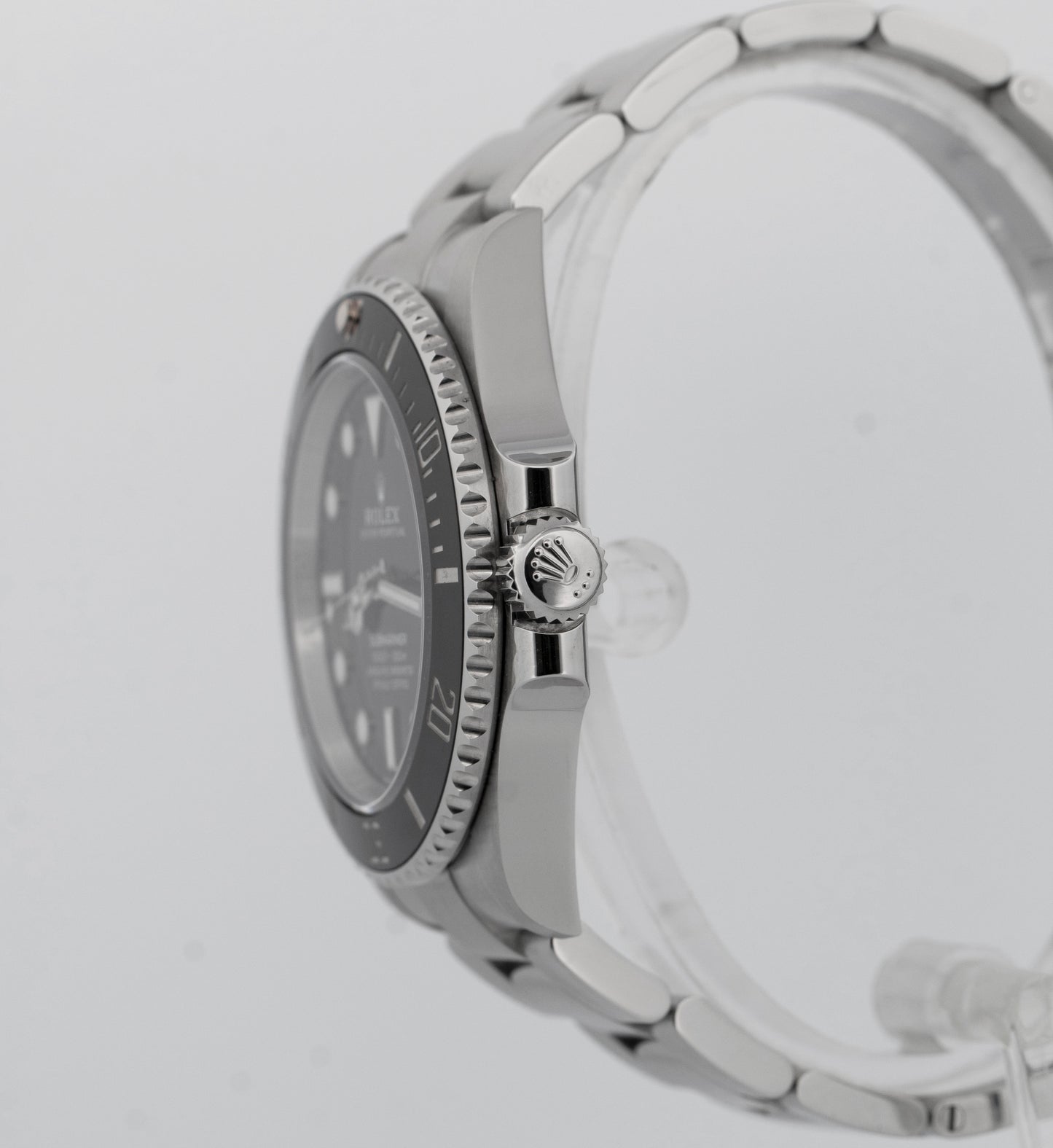 Rolex Submariner No-Date BLACK Stainless Steel 41mm Ceramic Watch 124060 LN