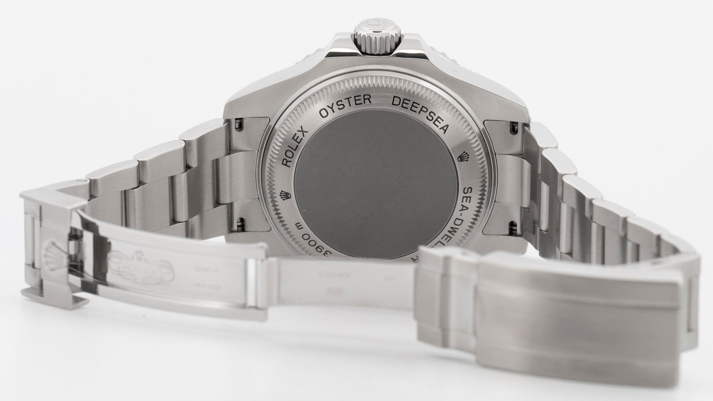 2013 PAPERS Rolex Deepsea Sea-Dweller James Cameron Blue Steel 44mm 116660 Watch
