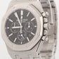 Audemars Piguet Royal Oak 41mm BLACK Chronograph Stainless Steel Watch 26320ST