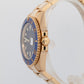 PAPERS Rolex Submariner Date 40mm BLUE Ceramic 18K Yellow 116618 LB Watch BOX