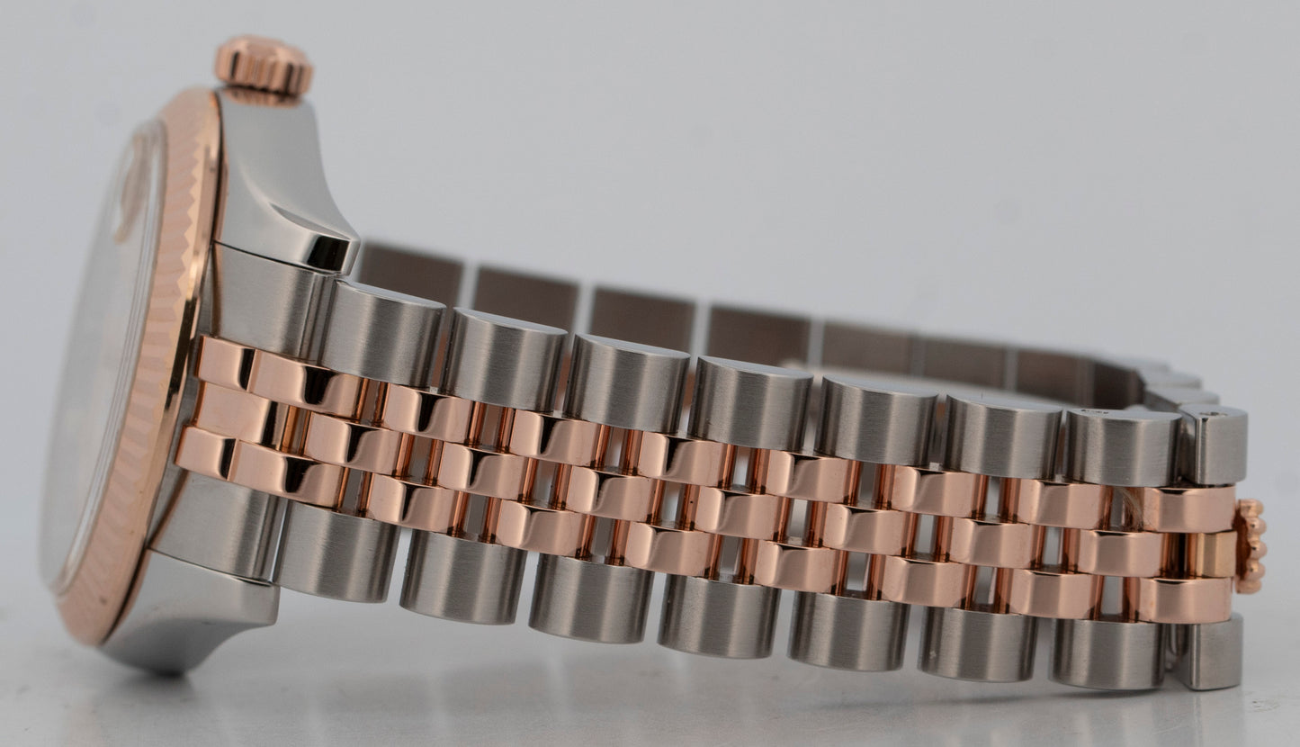 Rolex DateJust PINK Jubilee DIAMOND Computer Two-Tone Rose Gold 31mm 178271