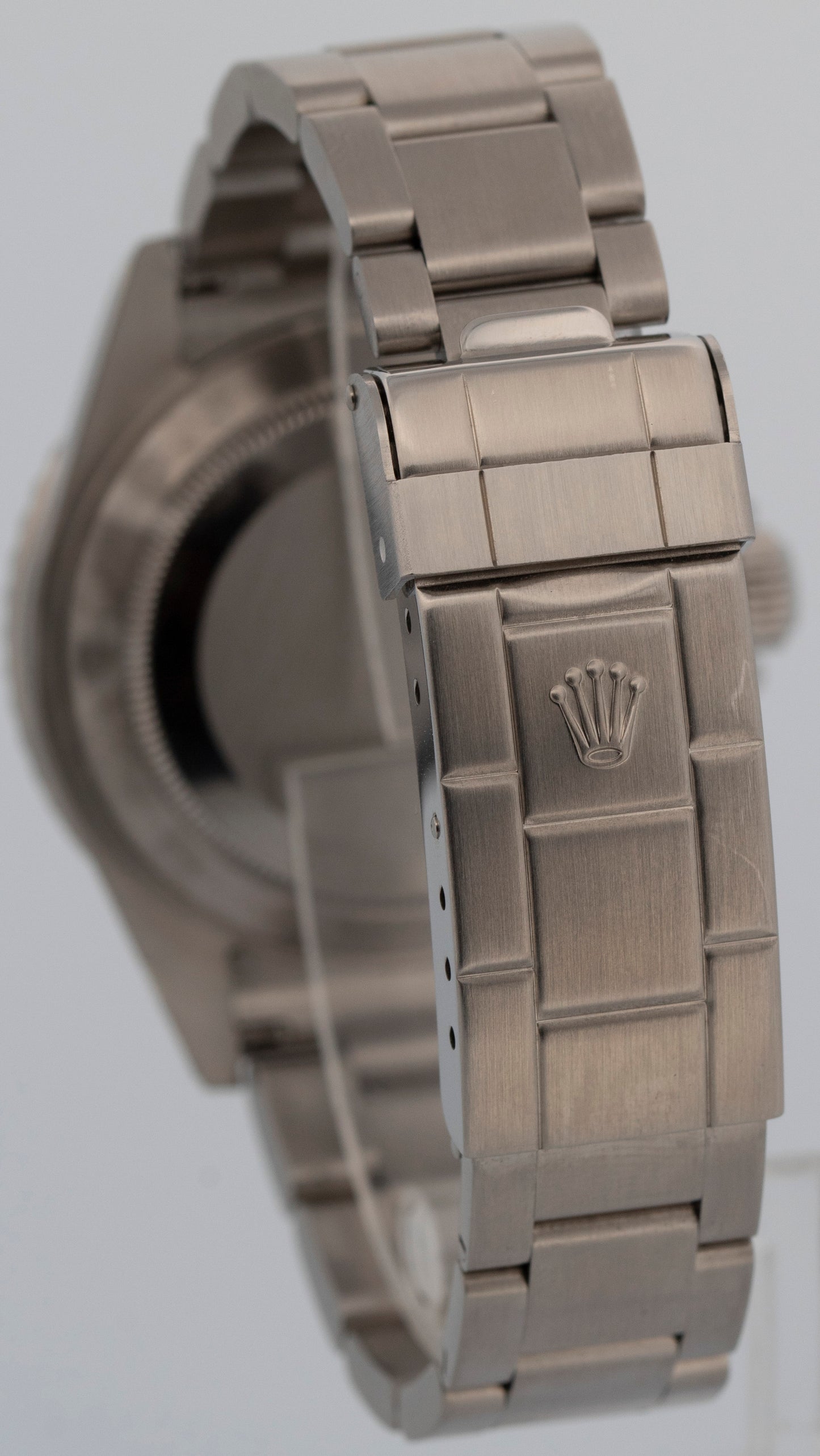 NOS 2008 Rolex Submariner Date 16610 Black Rehaut Steel 40mm Watch Box Papers