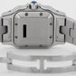 MINT PAPERS Cartier Santos Galbee Steel Silver Automatic W20054D6 24mm 2423 BOX