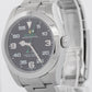 MINT PAPERS Rolex Air-King 40mm Green Black Steel Arabic 116900 Watch BOX