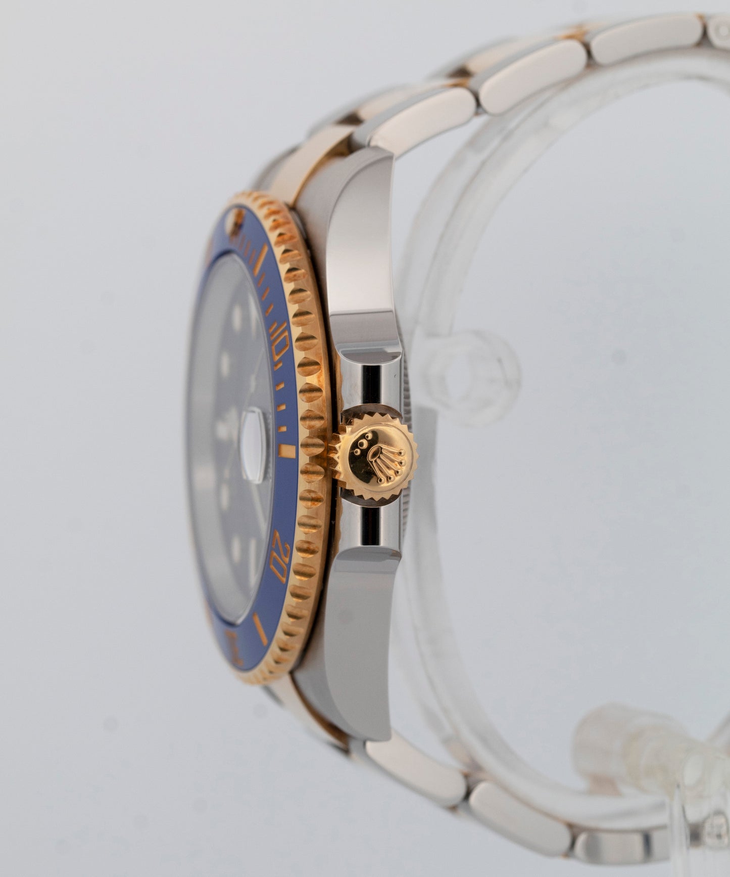 2018 PAPERS Rolex Submariner Date BLUE Two-Tone 18K Steel 40mm 116613 LB BOX