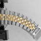 Rolex GMT-Master Black 40mm Nipple Two Tone 18K Yellow Gold Jubilee Watch 16753