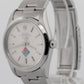 1997 Rolex Air-King 14000 Dominos Silver Stainless Steel 34mm Watch Box Papers