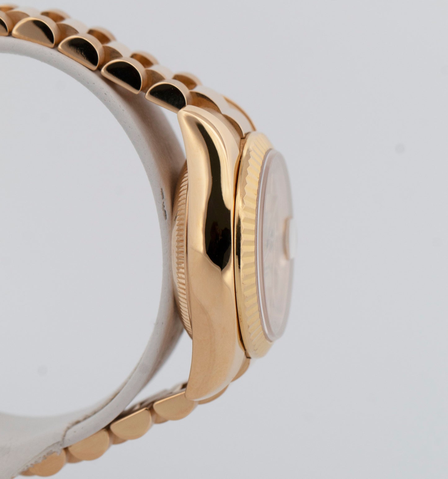 Ladies Rolex DateJust President 26mm Silver 18K Yellow Gold 179178 Watch