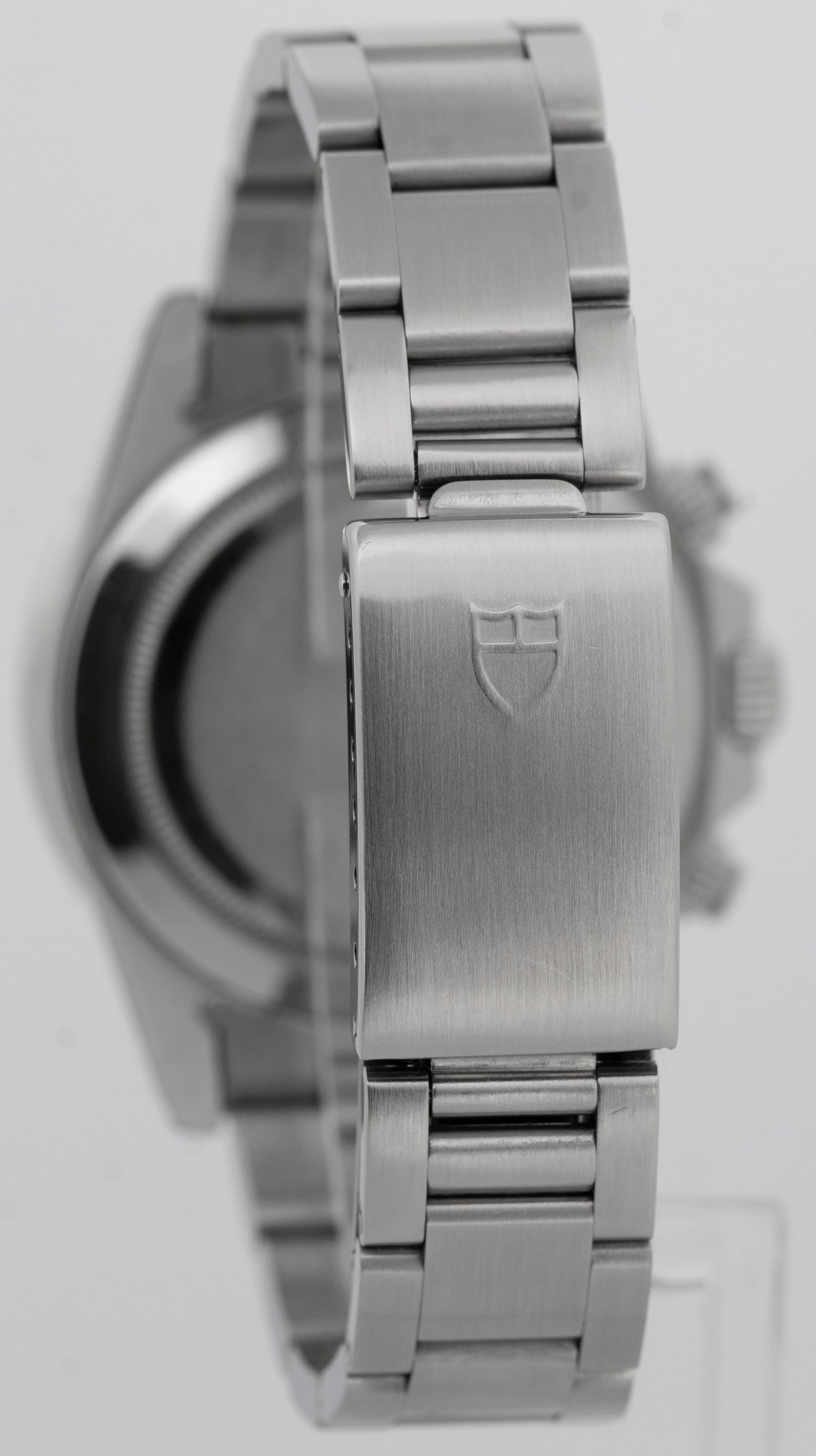 Tudor Oyster Date Chronograph Big Block White 79180 40mm Steel Watch BOX