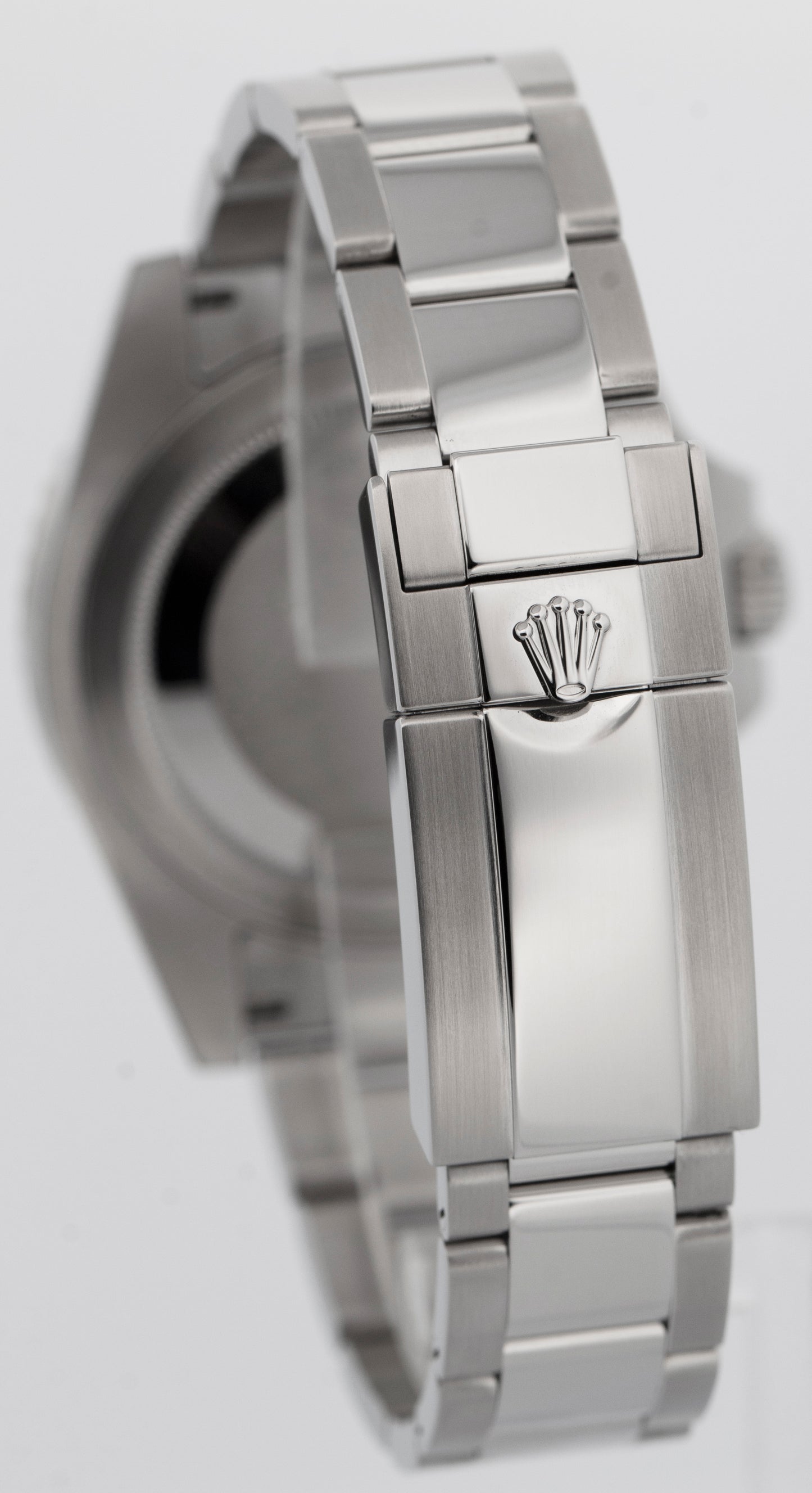 Rolex GMT-Master II 40mm PEPSI Red Blue Stainless Steel Oyster Watch 126710 BLRO