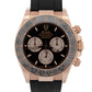2025 PAPERS Rolex Daytona 18K Rose Gold Black SUNDUST Oysterflex 126515 LN BOX