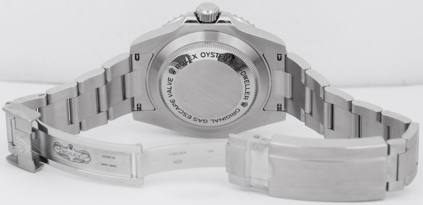 MINT 2017 PAPERS Rolex Sea-Dweller 4000 SD4K 40mm Ceramic Steel Watch 116600 BOX