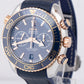 MINT PAPERS Omega Seamaster Chronograph Blue Sedna Gold 215.23.46.51.03.001 BOX
