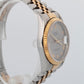 PAPERS Rolex DateJust 36mm Slate Gray 18K Yellow Gold Steel JUBILEE 16233 BOX