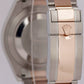 MINT Rolex Yacht-Master Black 40mm 18K Rose Gold Stainless Steel Watch 116621