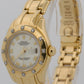 Ladies Rolex DateJust Pearlmaster DIAMOND WHITE ROMAN 18K Yellow Gold 29mm 69318