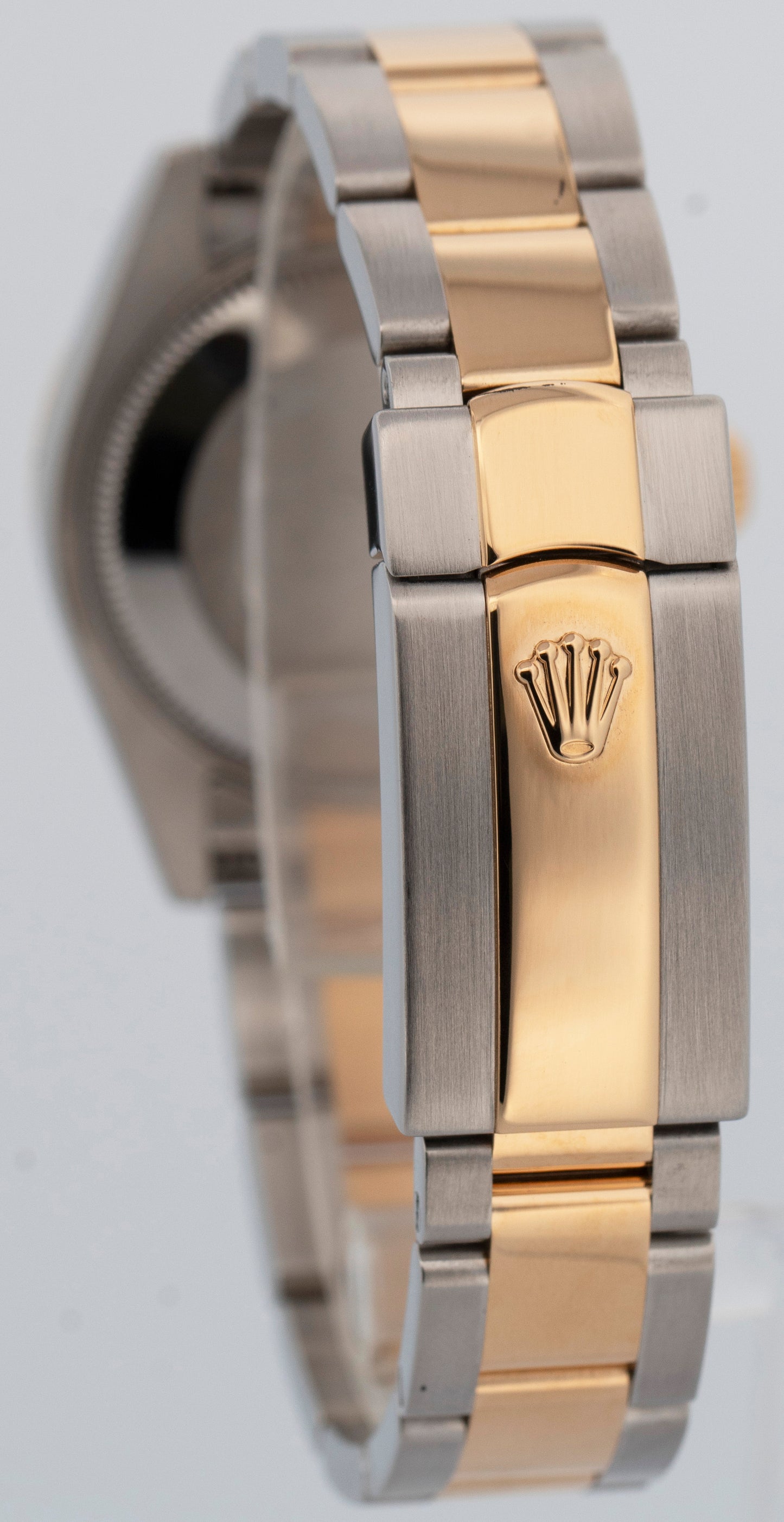 Rolex DateJust Mid-Size 31mm White Roman DIAMOND Two-Tone 18K Gold Watch 178313