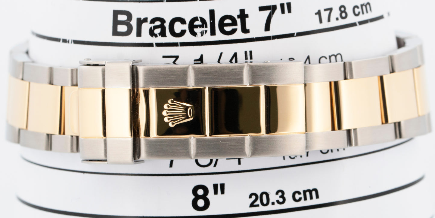 2006 PAPERS Rolex Submariner Date BLACK Two-Tone Gold 40mm 16613 LN Watch BOX