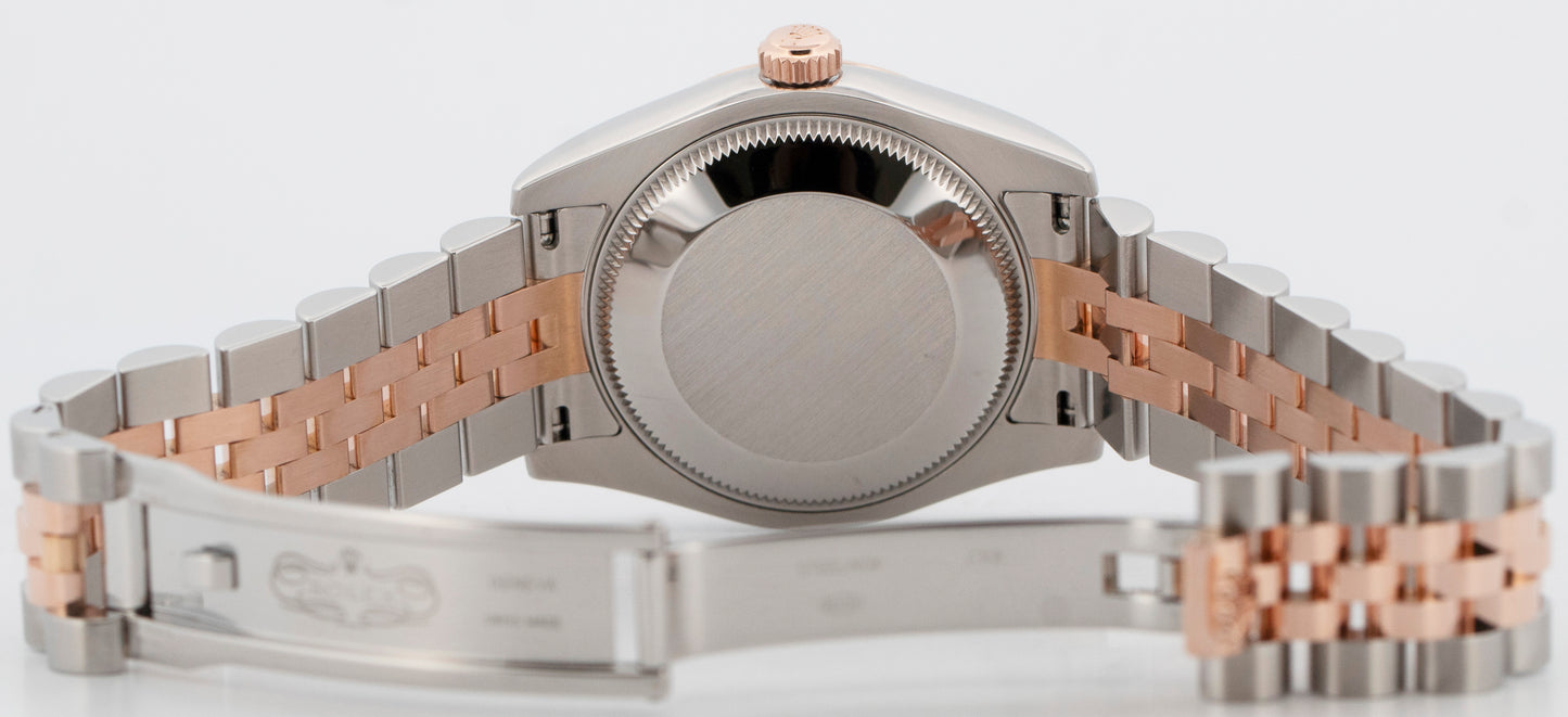 Rolex DateJust PINK Jubilee DIAMOND Computer Two-Tone Rose Gold 31mm 178271