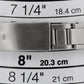 Vintage Rolex Oysterdate Precision White Stainless Steel 34mm Watch 6694