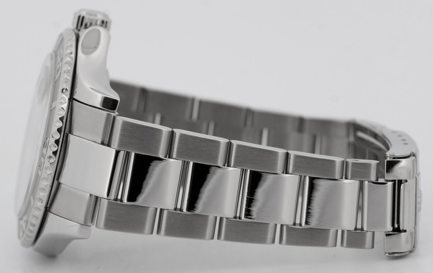 PAPERS Rolex Yacht-Master YM1 PLATINUM Stainless Steel  40mm Watch 16622 BOX