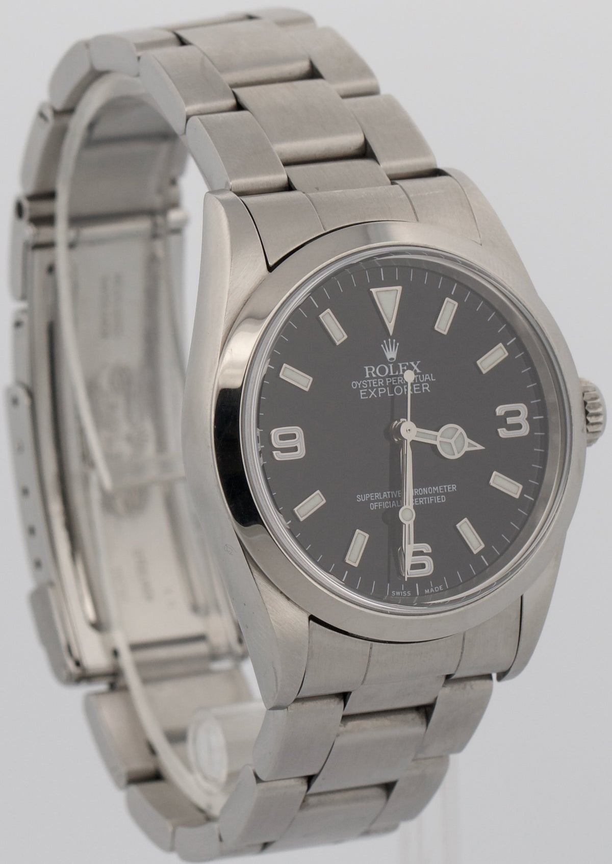 2025 RSC Rolex Explorer 14270 Black 36mm 3-6-9 Steel Automatic Oyster Watch
