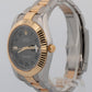 2015 Rolex DateJust II 116333 Wimbledon Two-Tone Gold 41mm Watch Box Papers