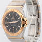Omega Constellation BLACK Rose Gold Two-Tone 35mm 123.20.35.20.01.001 Watch BOX