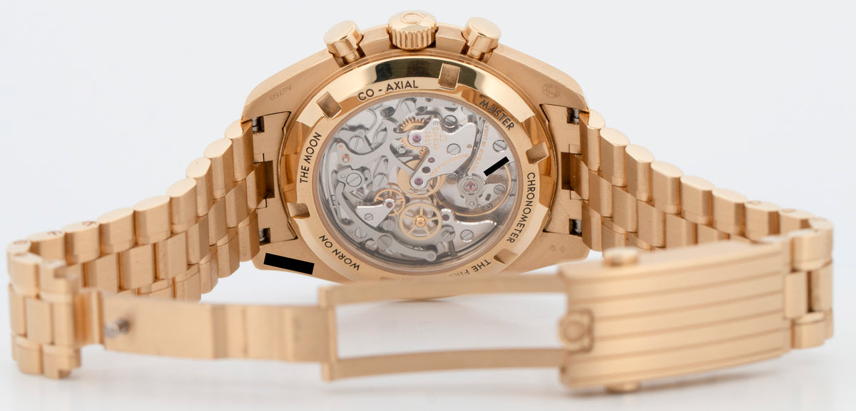 Omega Speedmaster 310.60.42.50.99.002 Champagne Moonshine Gold 42mm Box Papers