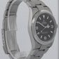 PAPERS Rolex Explorer I Black 36mm 3-6-9 Stainless Steel Oyster Watch 114270 BOX
