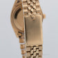 VINTAGE Rolex Oyster Perpetual Date 34mm Silver 14K Yellow Gold JUBILEE 1503