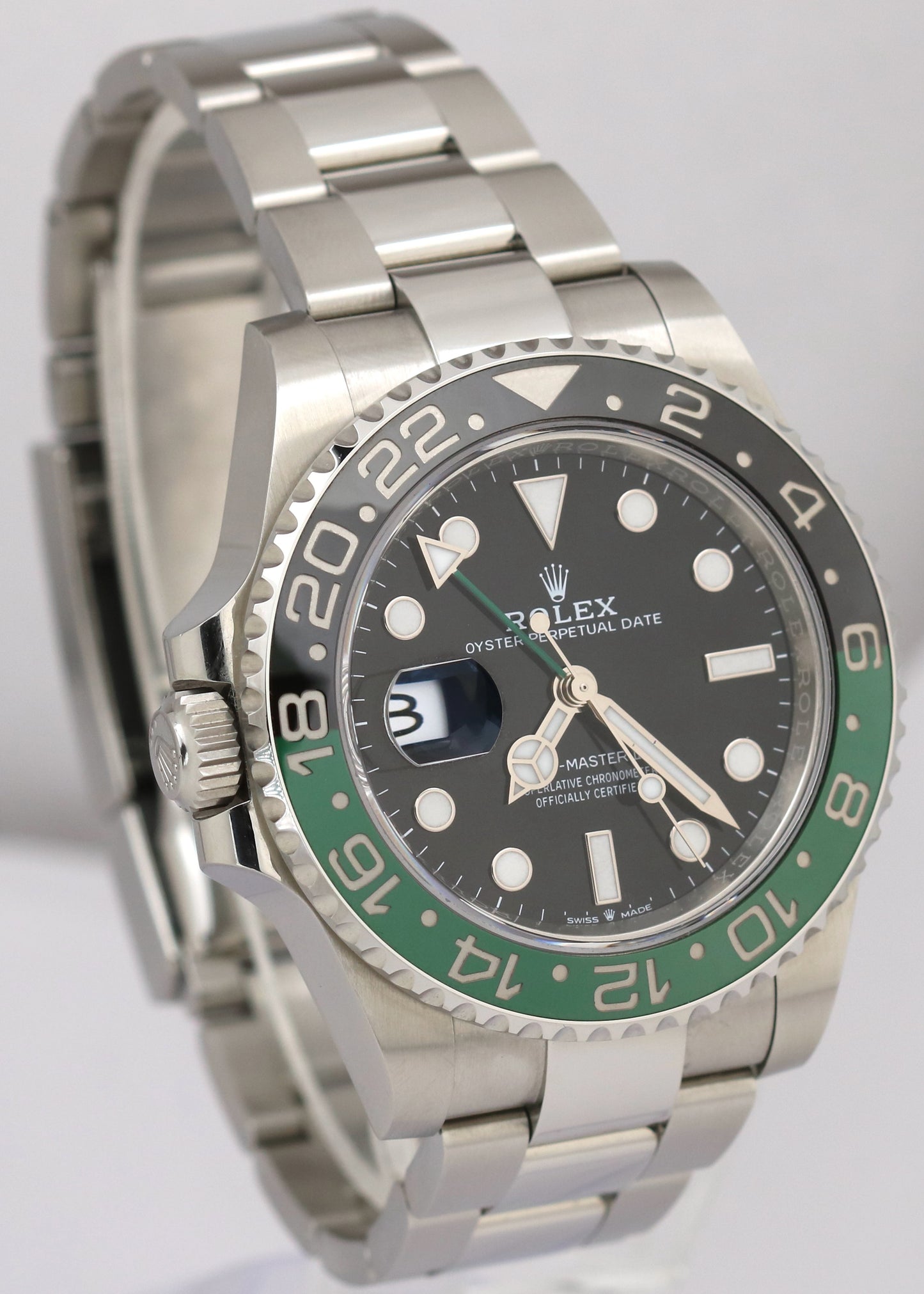2023 Rolex GMT-Master II SPRITE GREEN Black 40mm Oyster Date 126720 VTNR Watch