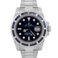 Rolex Submariner Date BLUE DIAMOND SAPPHIRE Stainless Steel Watch 40mm 116610