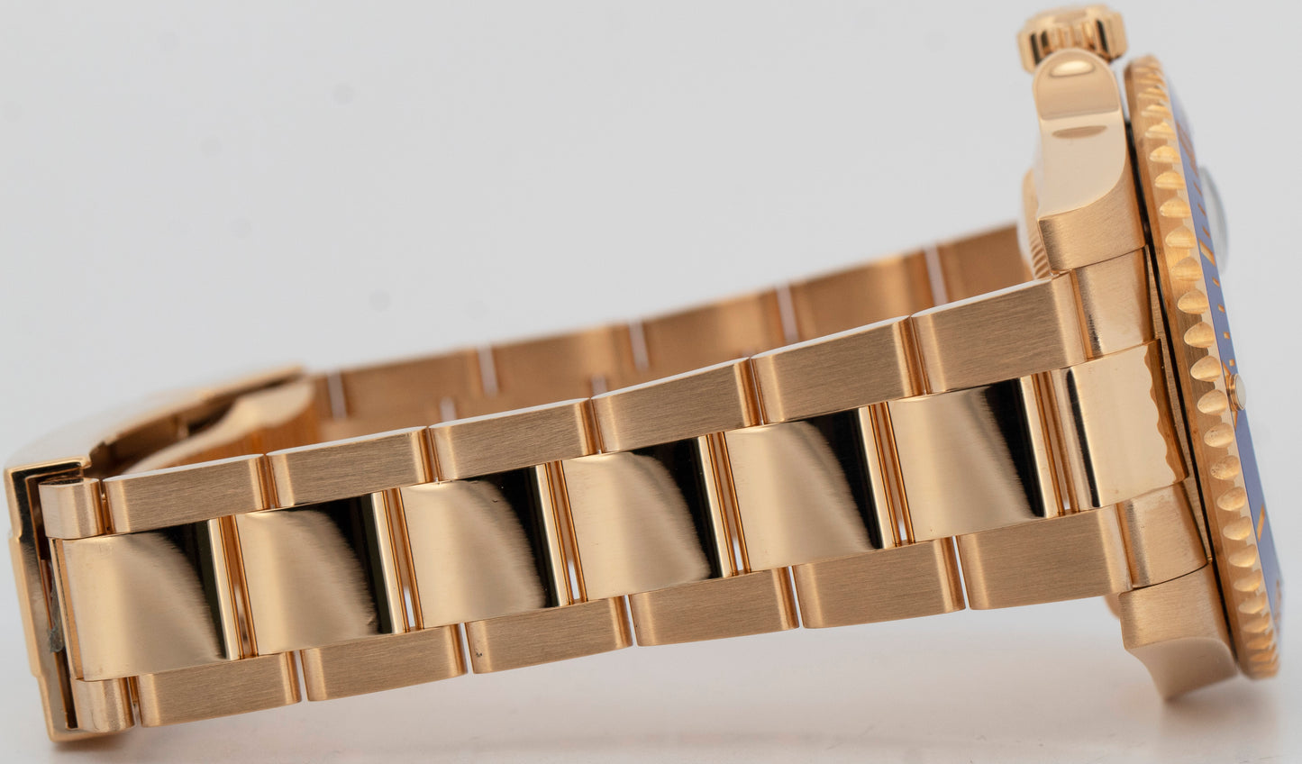 PAPERS Rolex Submariner Date 40mm BLUE Ceramic 18K Yellow 116618 LB Watch BOX