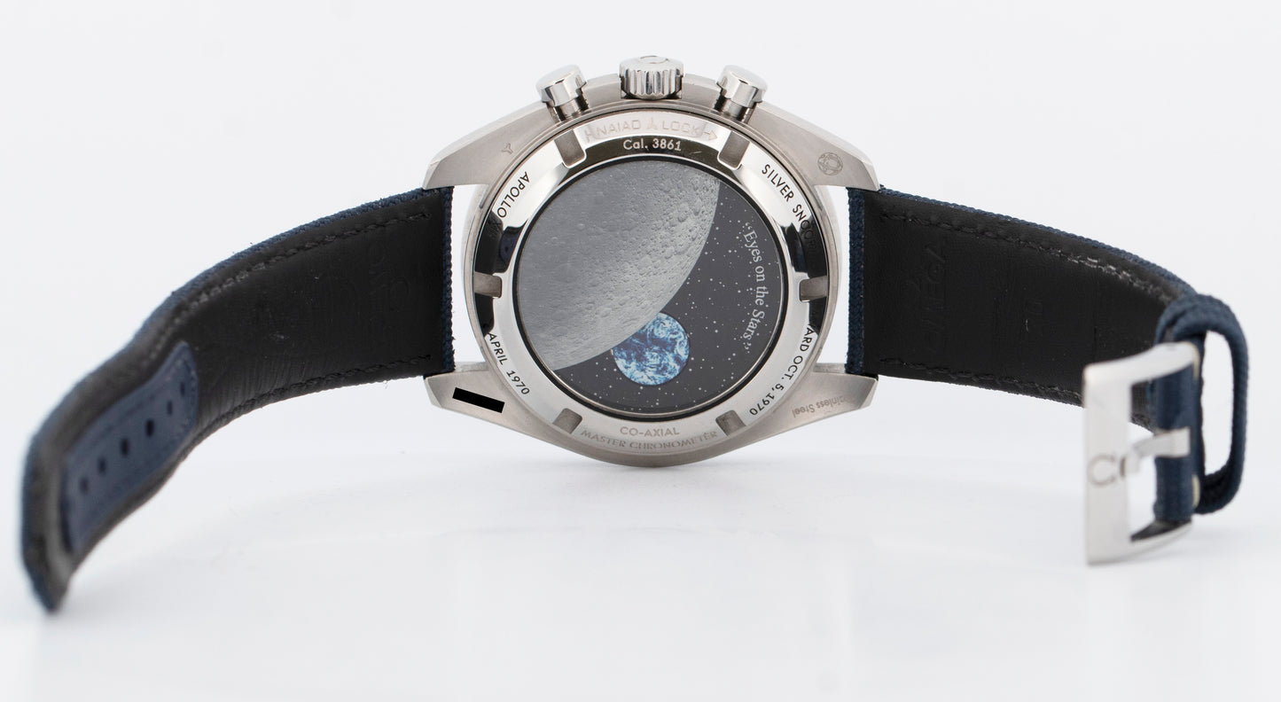 2024 PAPERS Omega Speedmaster SILVER SNOOPY AWARD BLUE 310.32.42.50.02.001 BOX