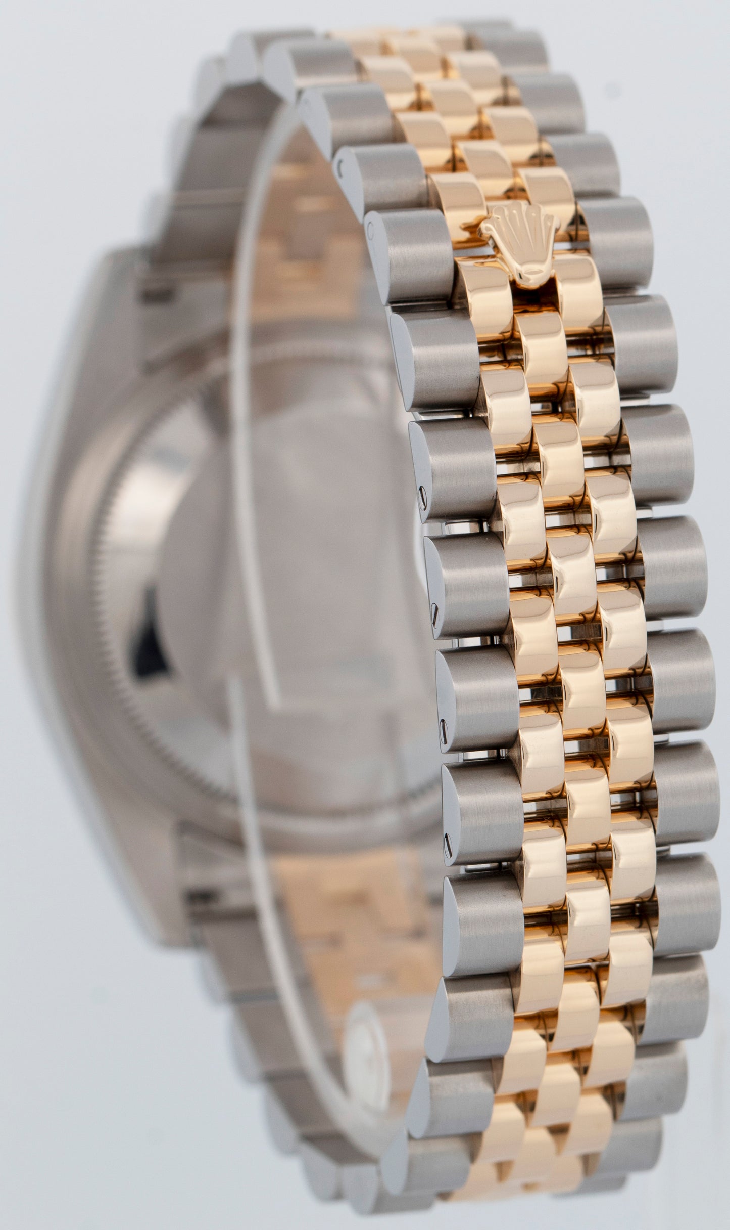 MINT PAPERS Rolex DateJust 36mm Champagne DIAMOND Two-Tone Gold Watch 116243 BOX