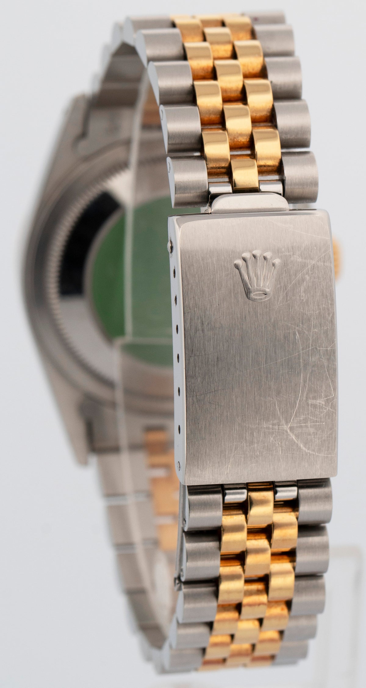 1993 Rolex DateJust 16233 Champagne Two-Tone Yellow Gold 36mm Watch Box Papers