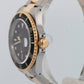 Rolex Submariner Date 18K Yellow Gold Black Stainless Steel 40mm 16803 Watch