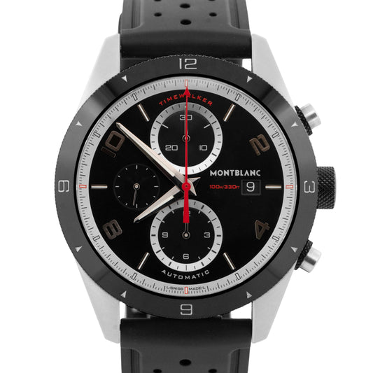 MINT 2024 PAPERS Montblanc TimeWalker Chronograph 116096 43mm 7424 Watch Box
