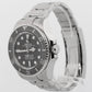 2023 PAPERS Rolex Sea-Dweller Deepsea BLACK Steel 44mm 136660 Watch BOX