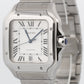 Cartier Santos 39.8mm WHITE ROMAN Automatic Stainless Steel 4072 WSSA0018 Watch