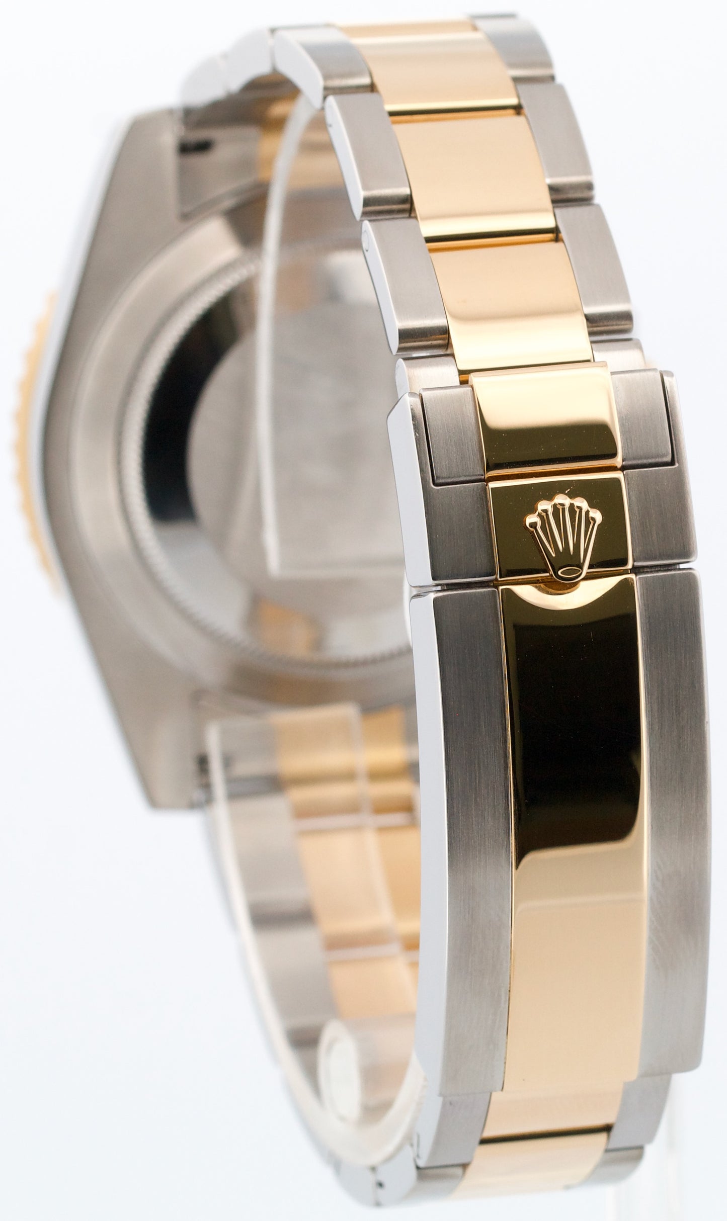 Rolex Submariner Date 18K Yellow Gold Steel BLUE Ceramic 40mm 116613 LB Watch