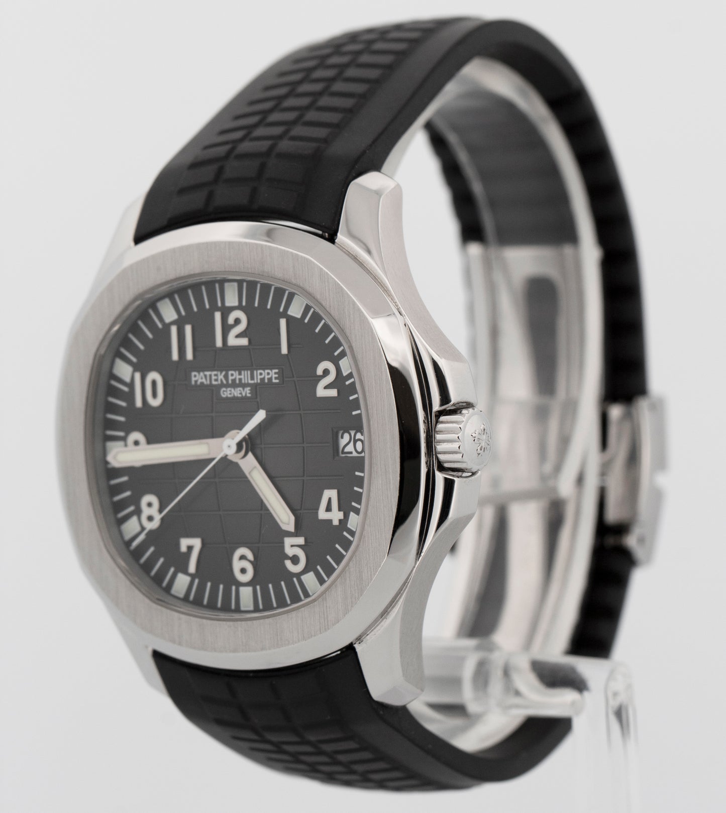 2009 Patek Philippe Aquanaut 5167A-001 Black Steel 40.8mm Watch Box Papers