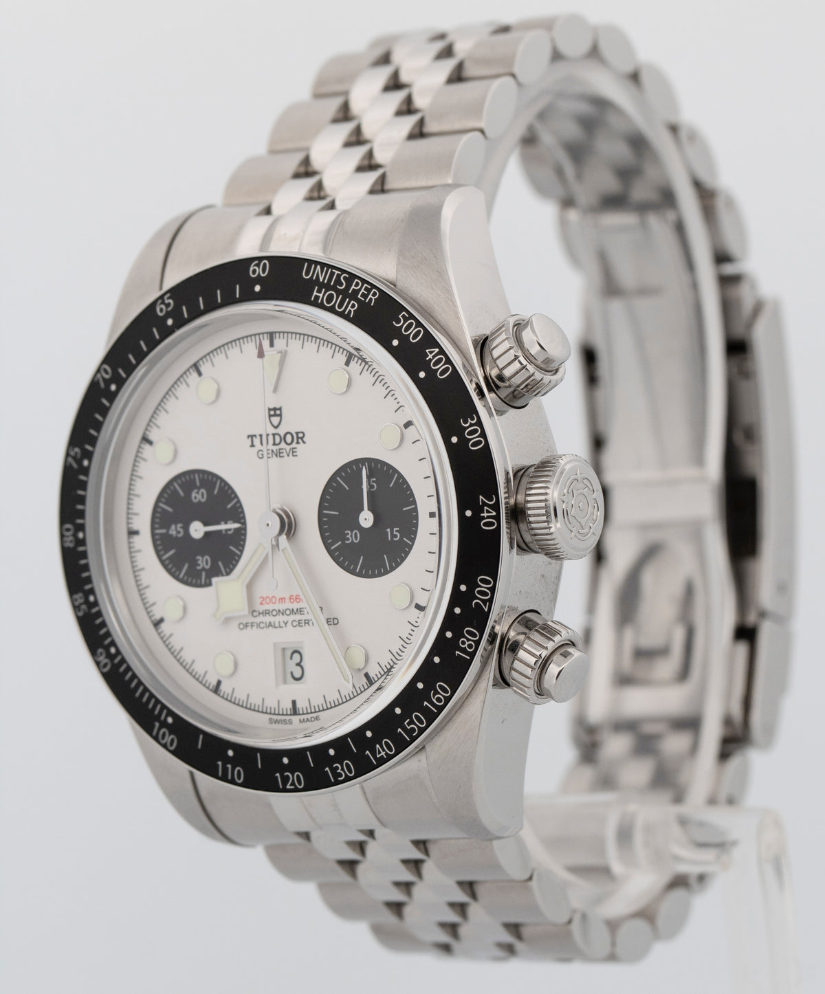 2025 Tudor Black Bay Chrono 79360N White Panda Steel 41mm Watch Box Papers