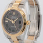 2021 PAPERS Rolex DateJust 41 Two-Tone WIMBLEDON Gold 41mm 126333 Watch BOX