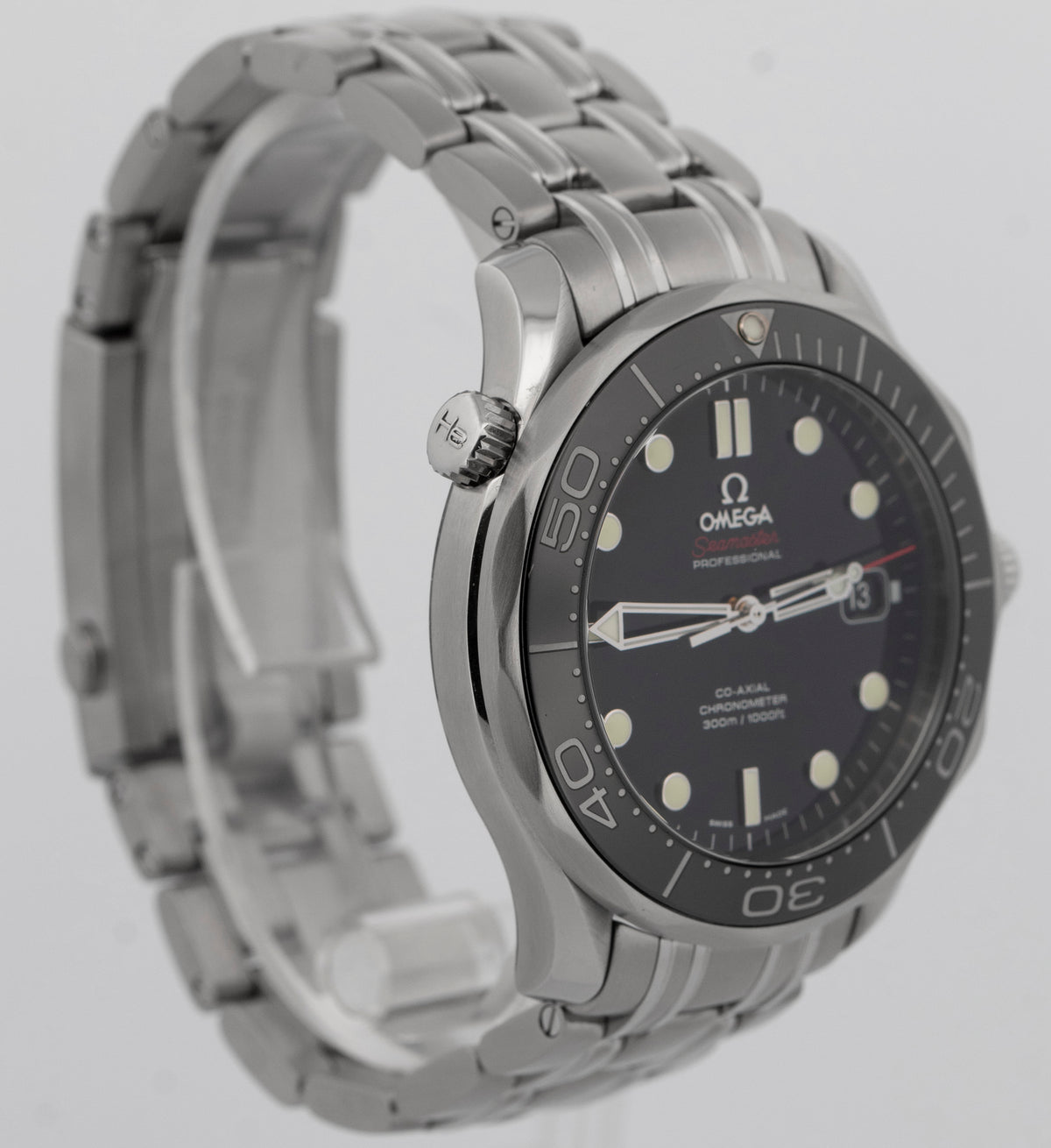Omega Seamaster BLACK Stainless Steel 41mm 212.30.41.20.01.003 Watch BOX