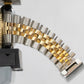 1989 Rolex DateJust 36mm Champagne Two-Tone 18K Gold Steel JUBILEE Watch 16233