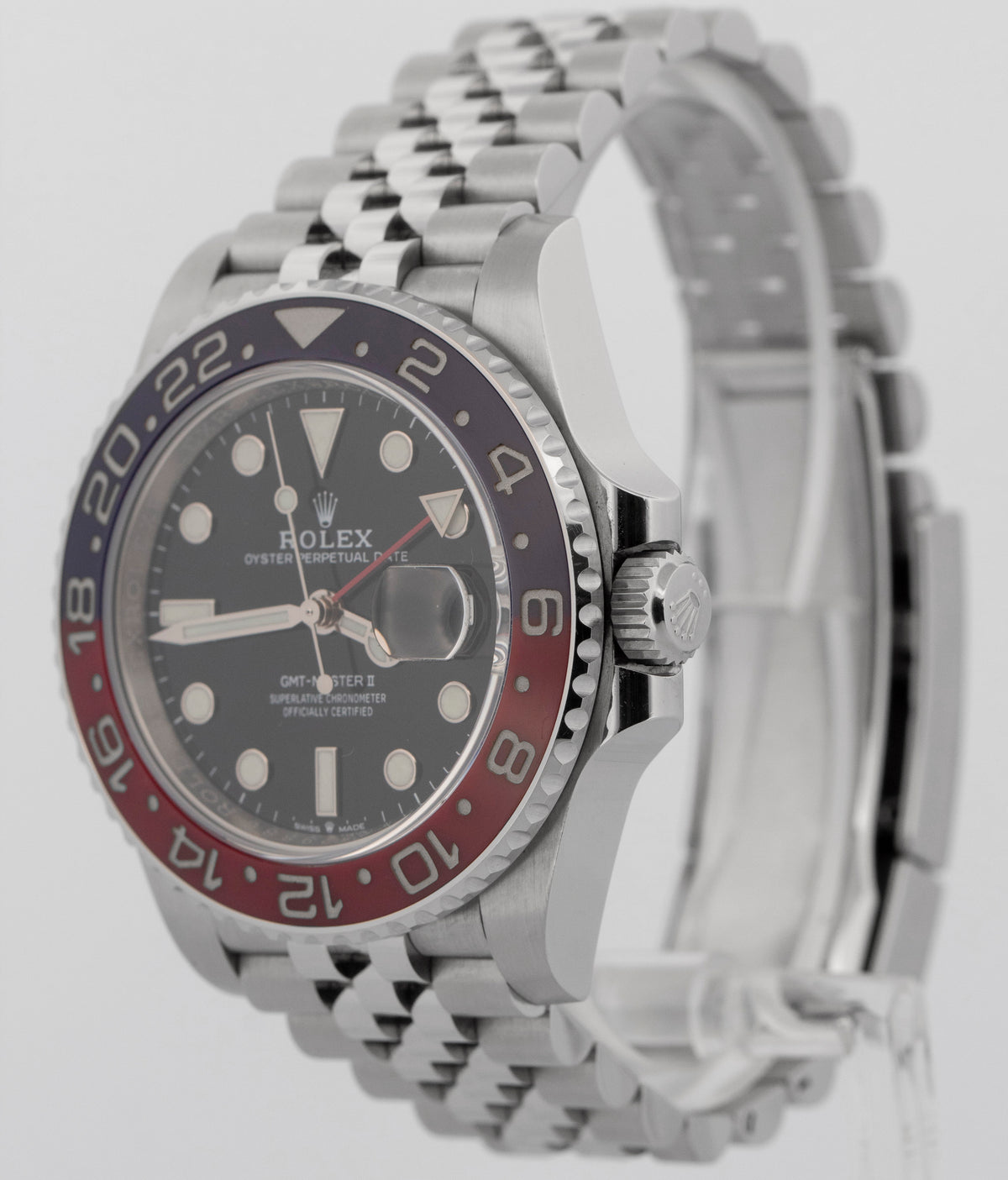 2022 Rolex GMT-Master II PEPSI 126710 BLRO Blue Red Jubilee 40mm Box Papers
